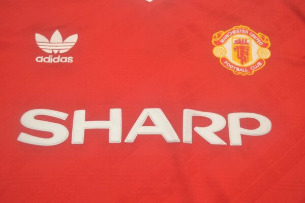 Machester United Fc Local / Fan version / Manga larga / Retro 88-90 - Imagen 2