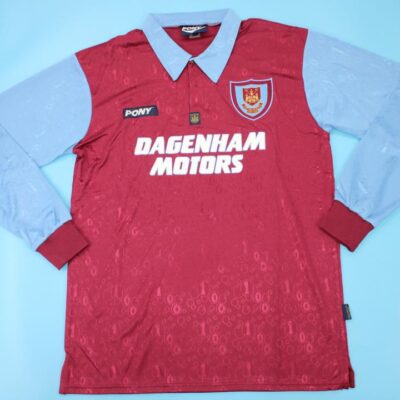 West Ham United FC Local / Fan version / Manga Larga / Retro 95-97