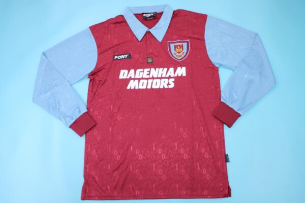 West Ham United FC Local / Fan version / Manga Larga / Retro 95-97