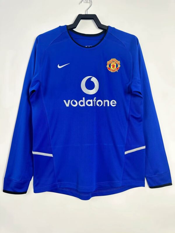 Machester United Fc Tercera equipacion / Fan version / Manga larga / Retro 02-03