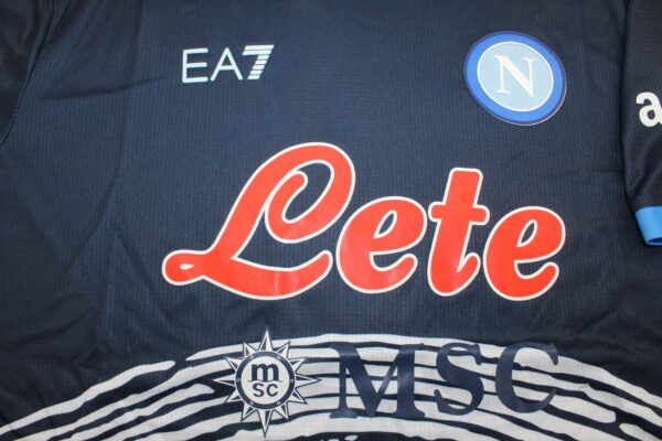 SSC Napoli Azul Oscuro / Fan version / Version Maradona / Retro 21-22 - Imagen 3