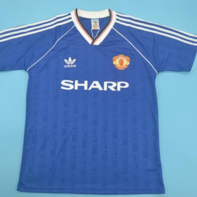Machester United Fc Tercera equipacion / Fan version / Retro 88-90