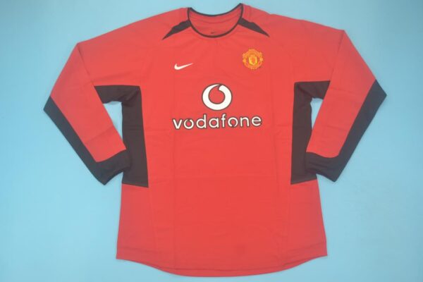Machester United Fc Local / Fan version / Manga larga / Retro 03-04 - Imagen 5