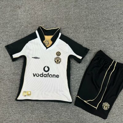 Machester United Fc White / Centenario Edition / Kid version / Fan version / Retro 01-02