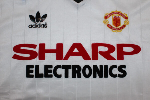 Machester United Fc Visitante / Fan version / Manga larga / Retro 82-84 - Imagen 2