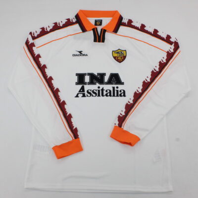 AS Roma FC Visitante / Fan version / Manga Larga / Retro 98-99