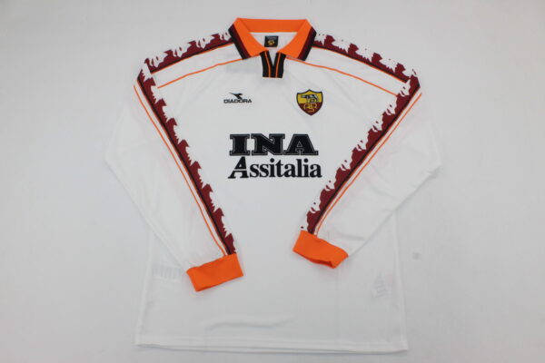 AS Roma FC Visitante / Fan version / Manga Larga / Retro 98-99