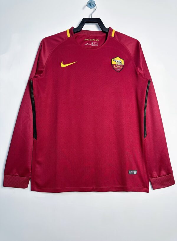 AS Roma FC Local / Fan version / Manga Larga / Retro 17-18