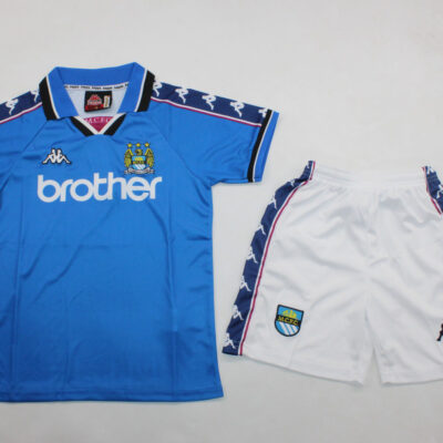 Manchester City Fc Local / Kid version / Fan version / Retro 98-99