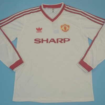 Machester United Fc Visitante / Fan version / Manga larga / Retro 88-90