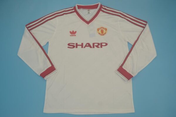 Machester United Fc Visitante / Fan version / Manga larga / Retro 88-90