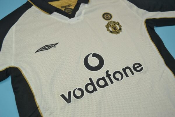 Machester United Fc White / Centenario Edition / Fan version / Retro 01-02 - Imagen 2