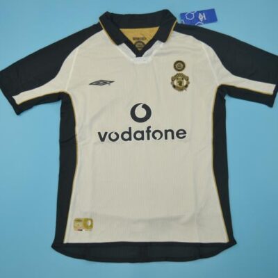 Machester United Fc White / Centenario Edition / Fan version / Retro 01-02