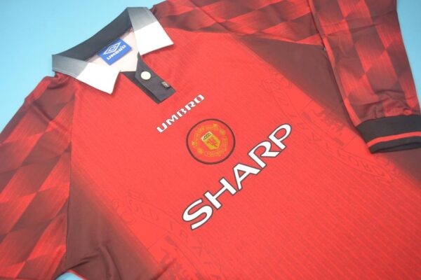 Machester United Fc Local / Fan version / Manga larga / Retro 96-98 - Imagen 2