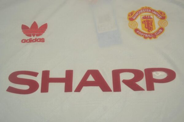 Machester United Fc Visitante / Fan version / Manga larga / Retro 88-90 - Imagen 2