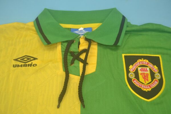 Machester United Fc Tercera equipacion / Fan version / Manga larga / Retro 92-94 - Imagen 4
