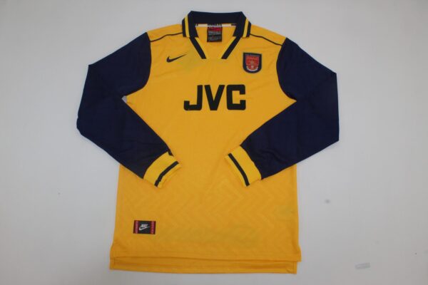Arsenal Fc Visitante / Fan version / Manga Larga / Retro 96-97