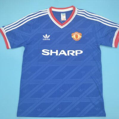 Machester United Fc Tercera equipacion / Fan version / Retro 86-88