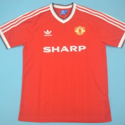 Machester United Fc Local / Fan version / Retro 82-84