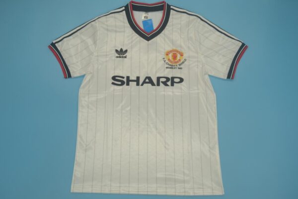 Machester United Fc Visitante / Fan version / Final Copa FA / Retro 1983