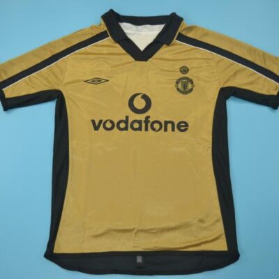 Machester United Fc Gold / Centenario Edition / Fan version / Retro 01-02