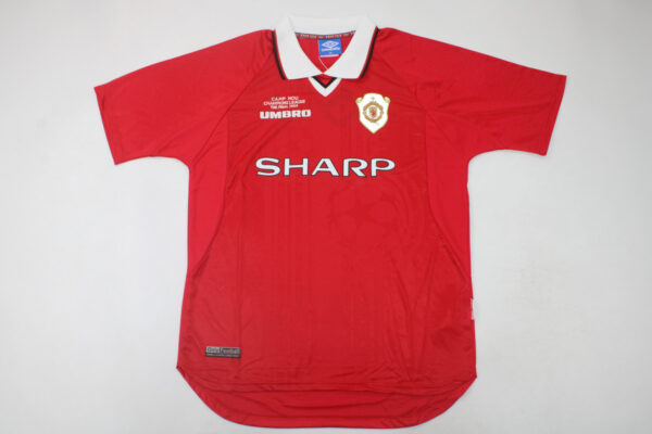 Machester United Fc Local / Fan version / Final Ucl / Retro 99-00