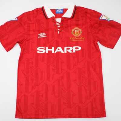 Machester United Fc Local / Fan version / Campeón / Retro 93-94