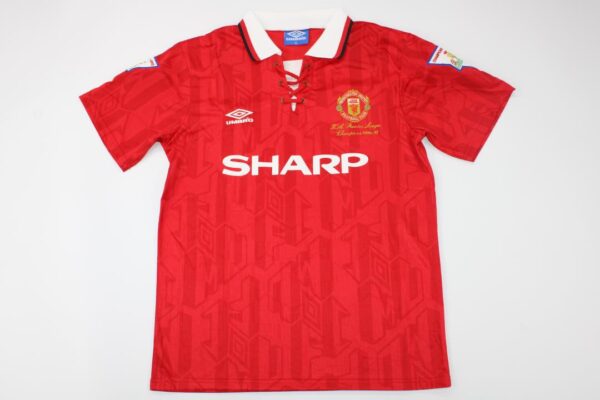 Machester United Fc Local / Fan version / Campeón / Retro 93-94