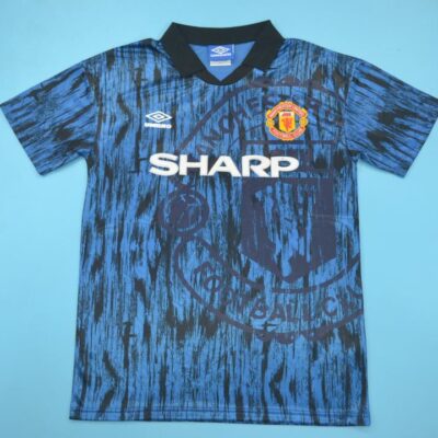 Machester United Fc Visitante / Fan version / Retro 92-93