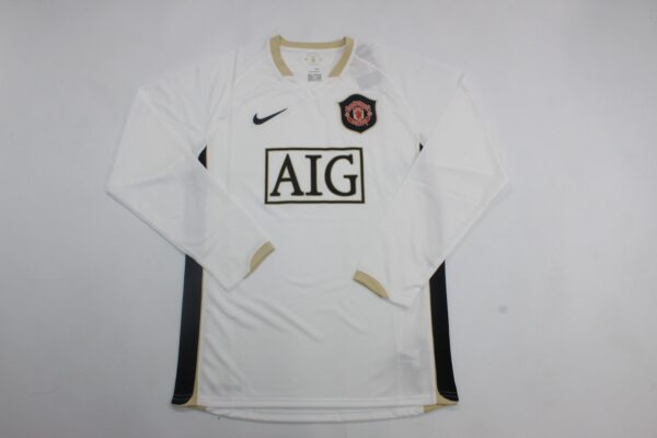 Machester United Fc Visitante / Fan version / Manga larga / Retro 06-07
