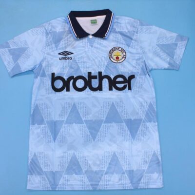 Manchester City Fc Local / Fan version / Retro 88-90