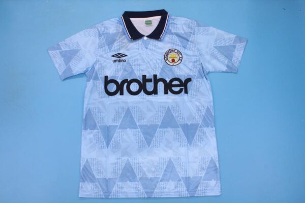 Manchester City Fc Local / Fan version / Retro 88-90