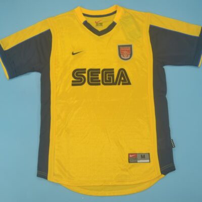 Arsenal Fc Visitante / Fan version / Retro 01-02