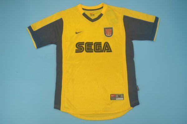 Arsenal Fc Visitante / Fan version / Retro 01-02