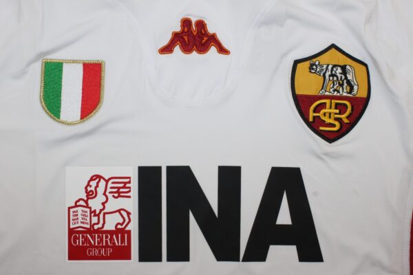AS Roma FC Visitante / Fan version / Manga Larga / Retro 01-02 - Imagen 2
