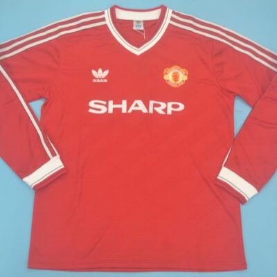 Machester United Fc Local / Fan version / Manga larga / Retro 88-90