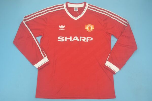Machester United Fc Local / Fan version / Manga larga / Retro 88-90