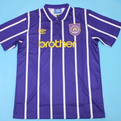 Manchester City Fc Visitante / Fan version / Retro 92-94
