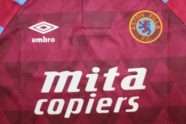Aston Villa FC Local / Fan version / Retro 89-90 - Imagen 2
