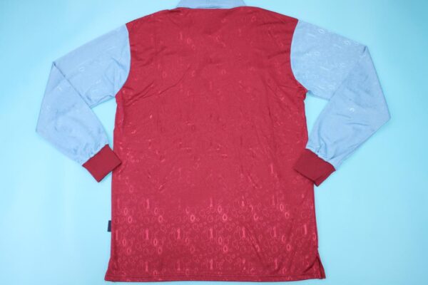 West Ham United FC Local / Fan version / Manga Larga / Retro 95-97 - Imagen 4