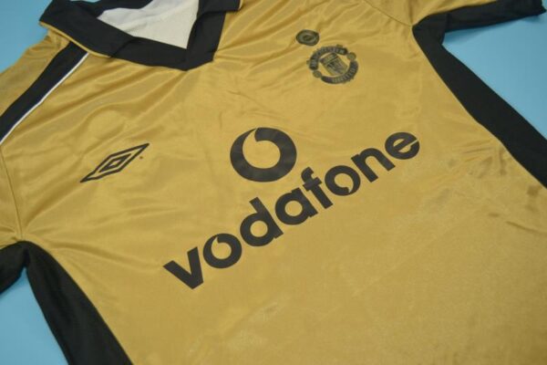 Machester United Fc Gold / Centenario Edition / Fan version / Retro 01-02 - Imagen 5
