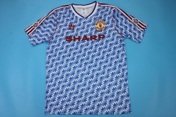 Machester United Fc Visitante / Fan version / Final Copa liga / Retro 90-92