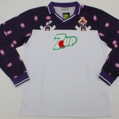 ACF Fiorentina Visitante / Fan version / Manga Larga / Retro 92-93