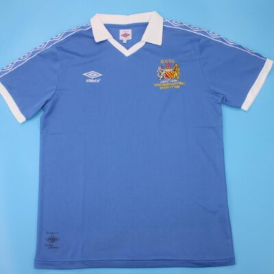 Manchester City Fc Local / Fan version / Final Copa Centenario / Retro 80-81