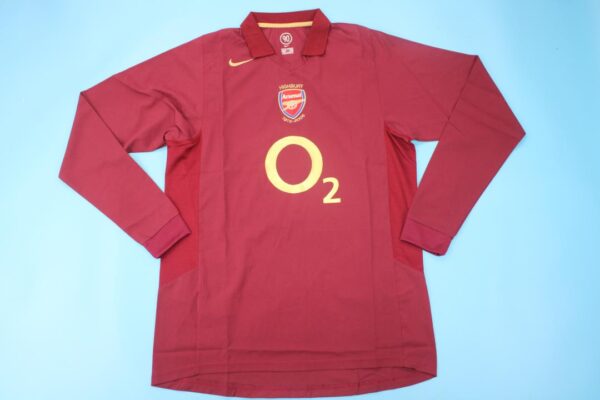 Arsenal Fc Local / Fan version / Manga Larga / Retro 05-06