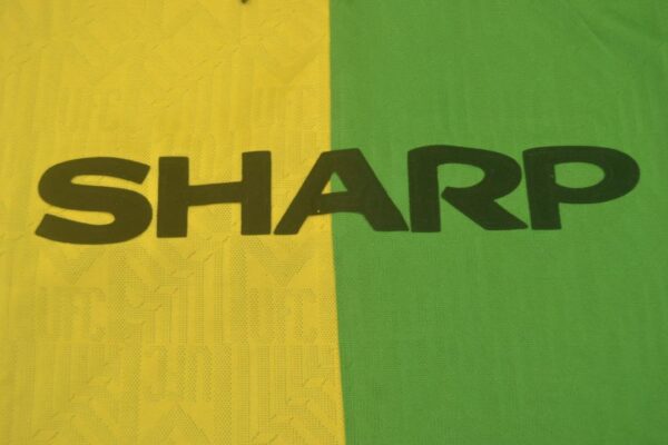 Machester United Fc Tercera equipacion / Fan version / Manga larga / Retro 92-94 - Imagen 3