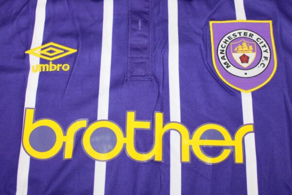 Manchester City Fc Visitante / Fan version / Retro 92-94 - Imagen 3