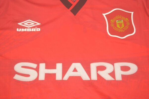 Machester United Fc Local / Fan version / Manga larga / Retro 94-96 - Imagen 4