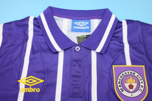 Manchester City Fc Visitante / Fan version / Retro 92-94 - Imagen 2