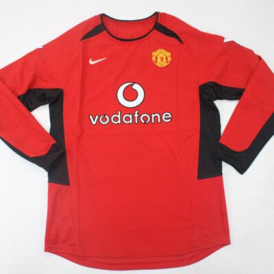 Machester United Fc Local / Fan version / Manga larga / Retro 03-04